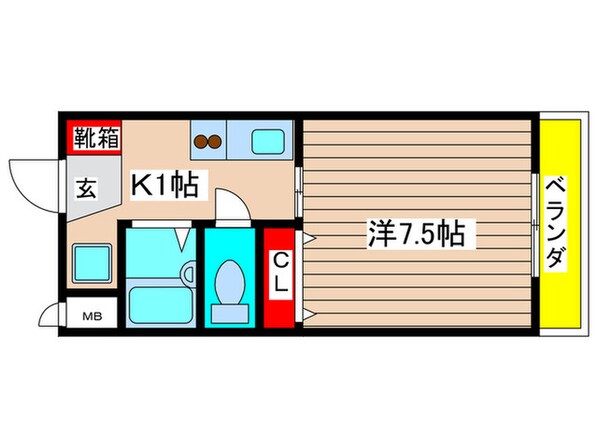 ロイヤル植田の物件間取画像